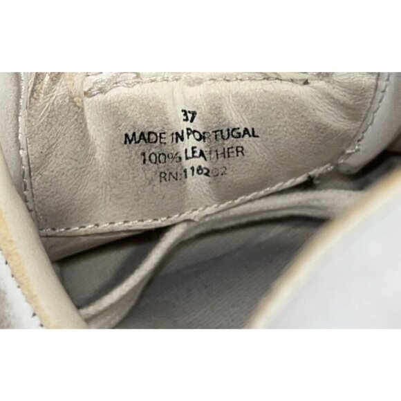 Zadig & Voltaire Amour White Leather Sneakers Womens Size 37 - Picture 3 of 10